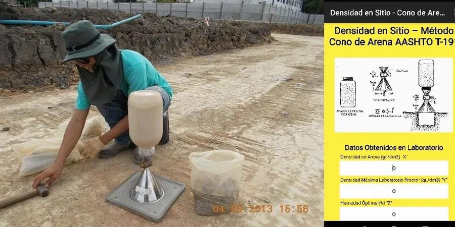 Ensayos in situ en Calama